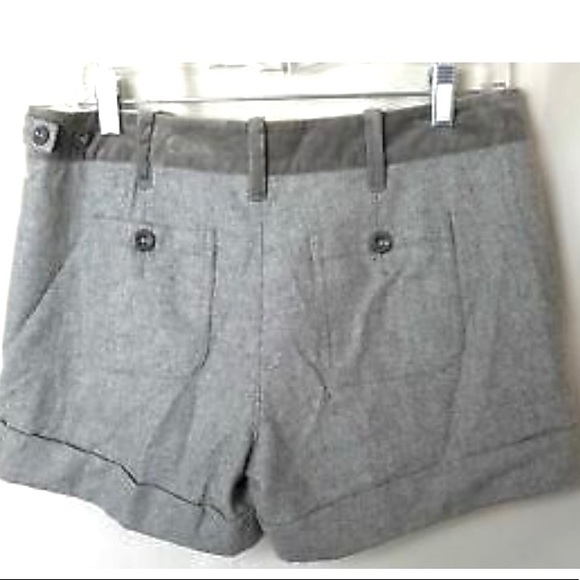 Anthro Paper Boy Shorts Grey Gray 6 NWT - Picture 5 of 6